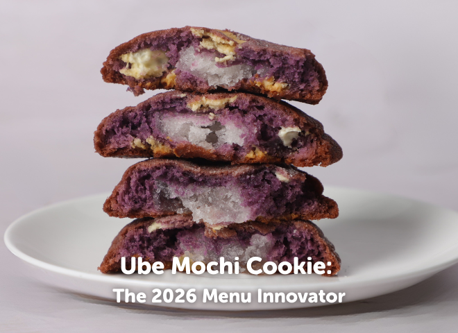 Ube Mochi Cookie