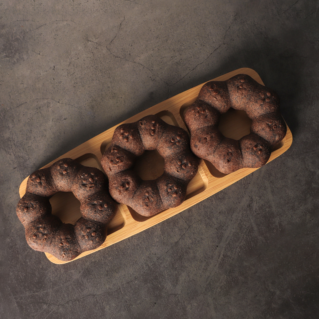 Vegan Chocolate Mochi Donuts